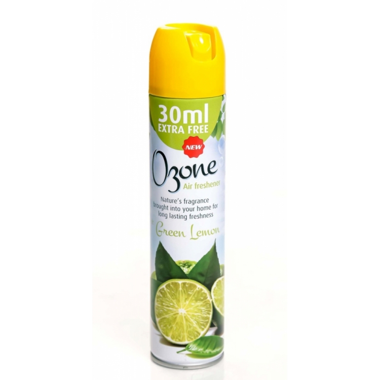 Oro gaiviklis aerozolinis Ozone Green Lemon, 300ml